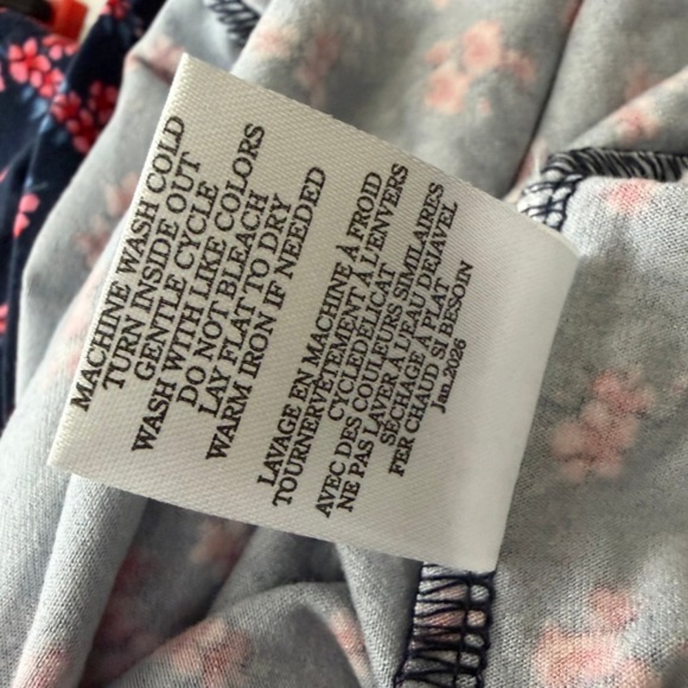 Z Supply Women Navy Red Ditsy Floral Maxi Dress Sweetheart Neck Size M NWT - Picture 5 of 12